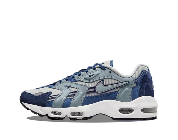 Women's Running weapon Air Max 96 Blue/White Shoes 008